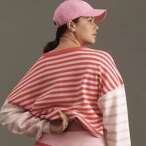 DAILY PRACTICE BY ANTHROPOLOGIE STRIPED SWEATER